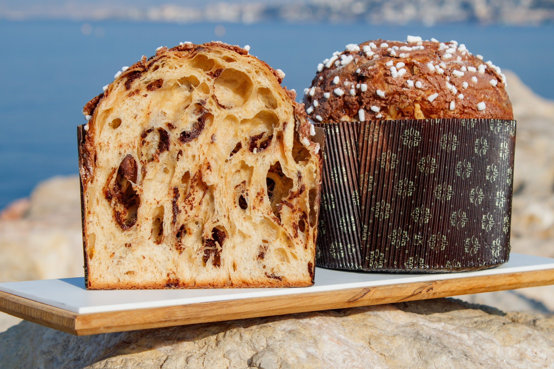 Panettone trois chocolats